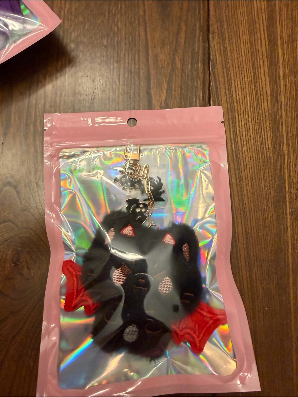 Cute Halloween Bat Plush Keychain/Charm